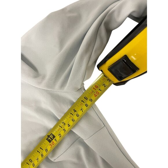 Zara Womens Mini Dress M Medium Pale Blue Ruffle Sleeve Trimmed 4772/331 NWT - Picture 14 of 16